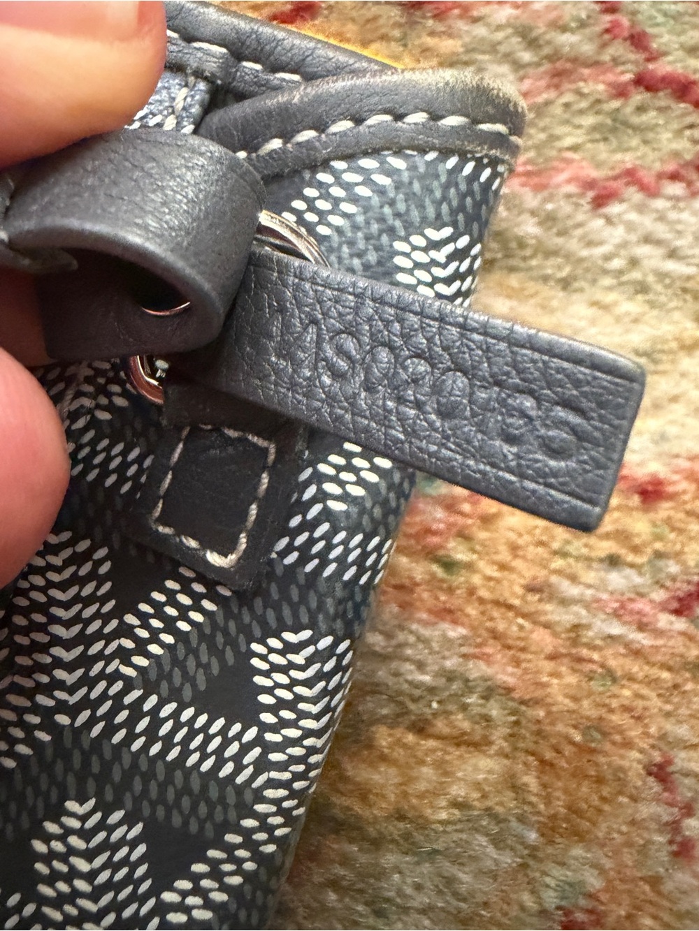 FULL SET GOYARD Saint Louis tote in grey - Picture 6 of 15